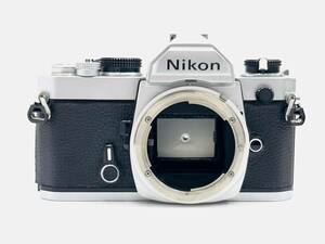 〈カメラ〉Nikon ニコン ボディ　FM フィルム 一眼レフ　ブラック×シルバー系 【中古/現状品/シャッター確認済】004445-④