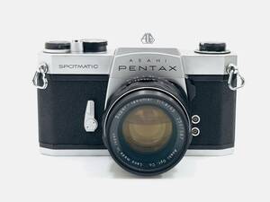 〈カメラ〉PENTAX アサヒペンタックス 本体　SP SPOTMATIC レンズ　Takumar 1:1.8/55 【中古/現状品/シャッター確認済】004440-③ 