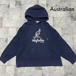 Australian オーストラリアン イタリアブランド sweat hoodie スウェットパーカー 刺繍ロゴ テニスウェアブランド ユーロ 玉FL3559