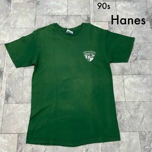 90s Hanes ヘインズ Tシャツ T-shirt TEE 半袖 企業ロゴ プリント Hennessey's Tavern ヴィンテージ サイズM 玉SS1790