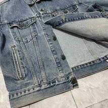 90s USA製 Levi's リーバイス DENIM Jacket デニムジャケット ジージャン Gジャン ヴィンテージ 70506-0216 サイズ38(L相当) 玉SS1763_画像5