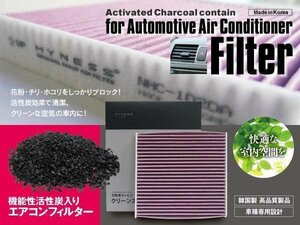 【送料無料】エアコンフィルター 高性能タイプ 活性炭1250mg オデッセイハイブリッド RC4 2016.2～ 80291-T6A-J01 花粉 PM2.5対策