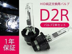 クラウン アスリート 前期 GRS18系 純正HID車 交換バルブ D2R 6000K 8000K 選択 ヘッドライト 2本セット