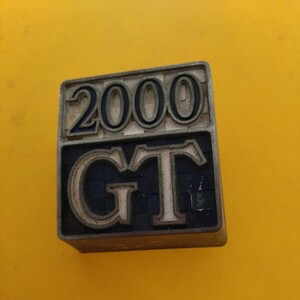 ハコスカ 箱スカ 46年 47年 2000 GT 純正品 フロント エンブレム グリルエンブレム 当時物 日産純正 スカイライン KGC10 