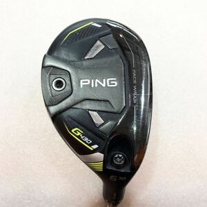  【即決価格】【UT】PINGピン／G430／30度／TOUR 2.0 CHROME 85／FLEX S／カバー無し