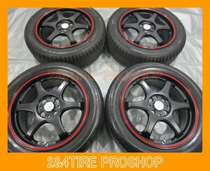 アクア・フィットなど★Pro Racer キャノンボールホイール 6.5J +45 4H PCD100★DAYTON DT30/ENERGY SAVER 185/55R16[WG417]