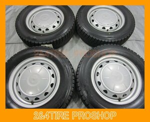 ノート・フェリオなど★マルチホイール 5J 4H PCD100/114.3★新品 スタッドレス ブリヂストン ICE PERTNER 2 185/70R14[WG584]