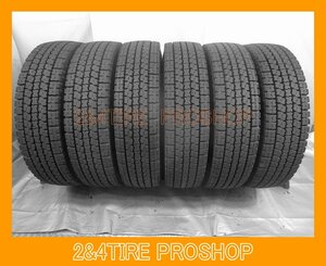 ★バリ山 20年製 スタッドレスタイヤ★トーヨー M919 225/80R17.5 123/122L 6本[J477]