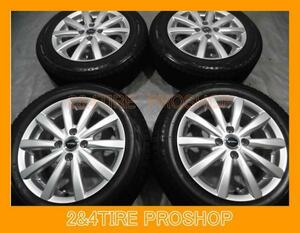 アクアなど★超美品 BSホイール 6J +45 4H PCD100★バリ山 スタッドレスタイヤ 175/65R15[W347]