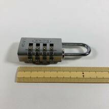 新品　アバス社 ABUS ナンバー可変式4段ダイヤル南京錠 145-4d 20 SI 145-4D20SI 南京錠_画像8