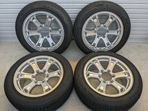 中古ホイール+新品タイヤ ウェッズ キーラーフォース 7.5J (+25) 17インチ 6穴 215/55R17 2024年製 バランス調整済 ハイエース レジアス_画像1