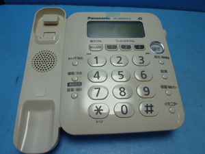 L037　Panasonic　電話機　留守電　親機のみ　ベージュカラー　VE-GP24TA-C　未使用品