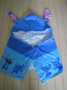 2.[ new goods ] Disney Stitch with a hood . sport towel ear attaching 
