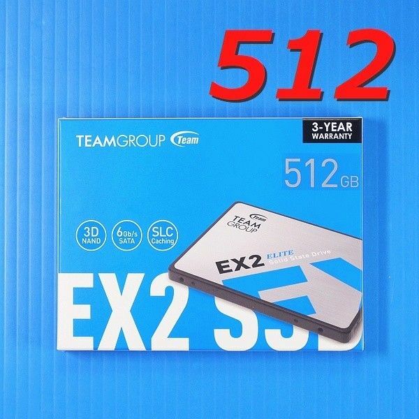 【SSD 512GB】TEAMGROUP ELITE EX2 T253E2512G0C101