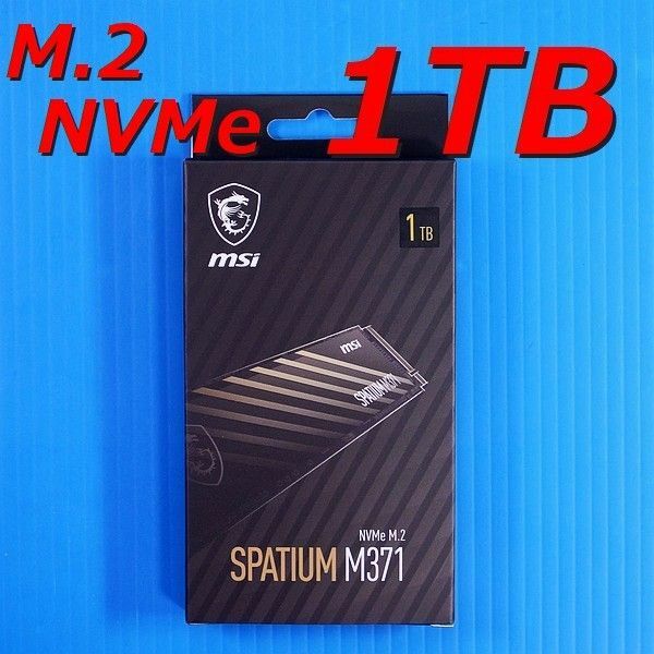 【SSD 1TB】MSI SPATIUM M371