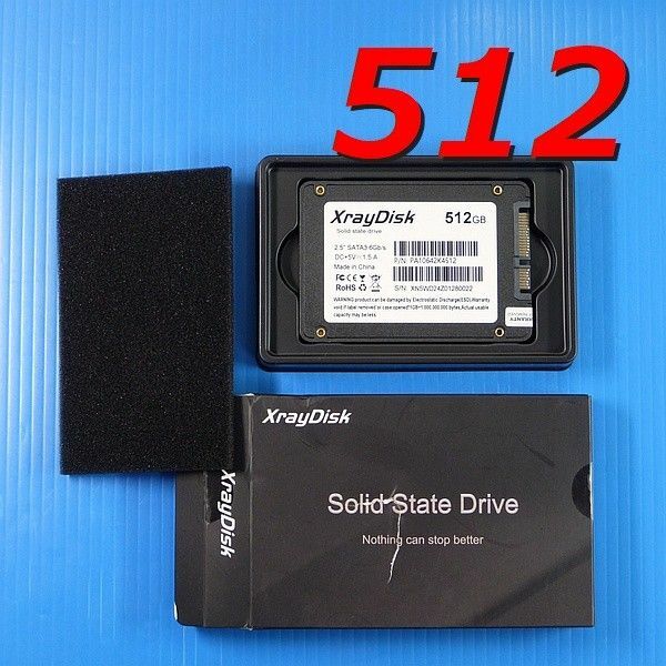【SSD 512GB】XrayDisk SATA3 512GB