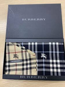 BURBERRY バーバリー ハンカチ 2点箱あり