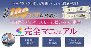 【スキル不要｜初月から黒字化当たり前】ココナラを使った「スモールビジネス」構築完全マニュアル nemi