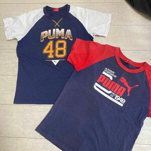 訳あり　プーマPUMA 半袖2枚Tシャツ 150