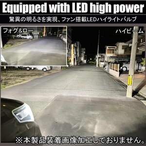 HB3　LED ハイビーム LEDバルブ フォグランプ 16000lm ヘッドライト