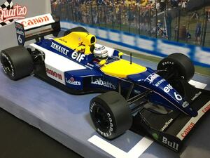 カルツォ 1/18 ウイリアムズ・ルノー FW14B #6 パトレーゼ ミニカー quartzo Williams RENAULT 1992 F1