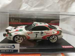 京商 ミニッツ ボディ ST185 AWDトヨタ カストロール セリカ GT-Four RC WRC KYOSHO TOYOTA CELICA TURBO 4WD Mini-z Castrol Auto Scale