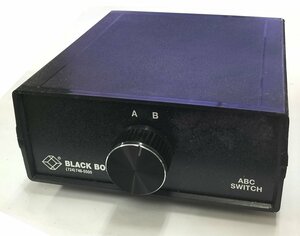 Black Box SWL065A-10/100 RJ45 2-to-1 Cat.5 Ethernet 10/100Mb/s マニュアルスイッチ