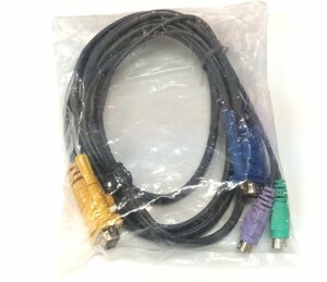 ATEN 2L-5202P PS/2対応KVMケーブル SPHDコネクタ 1.8m 新品