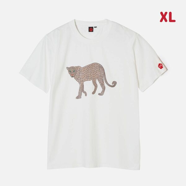 Tシャツ　半袖　メンズ　高級生地Tシャツ　コットン100% ヒョウ　豹