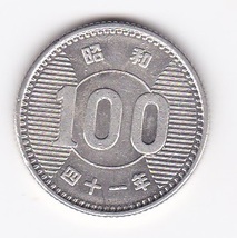 ☆☆☆稲100円銀貨 昭和41年★_画像1