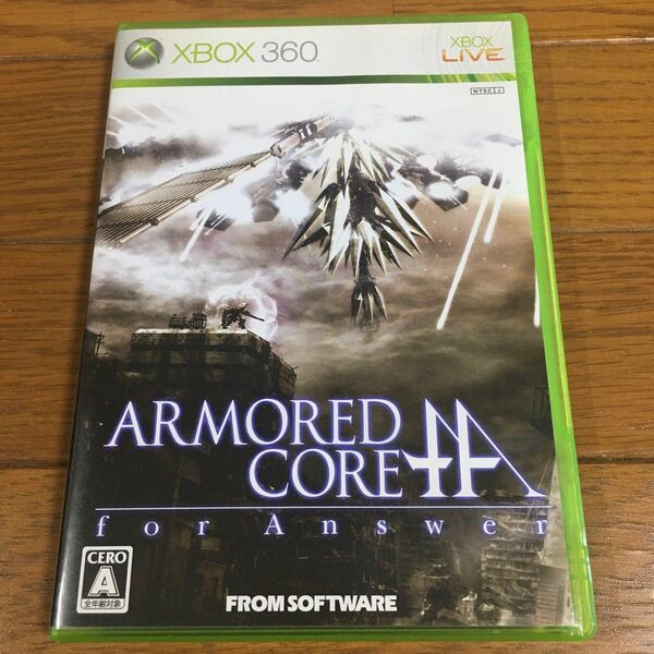 XBOX360 アーマードコア フォーアンサー　ARMORED CORE for Answer