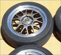 ● 良品？ ● ビート PP1 に！● SPARCO スパルコ NS-3 アルミホイール ( タイヤ付き ) 14インチ・15インチ 5J・5.5J 4H PCD 100 4本 ● _画像5