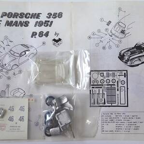 ★TRON☆トロン社・ポルシェ Porsche 356 Coupe Le Mans 1951 #46☆1/43・未組立キット★の画像4