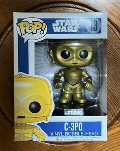 Pop Funko C3PO ビッグフォント　ブルーボックス　レア