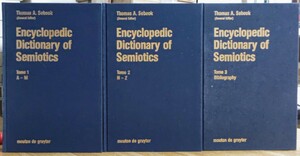 r0507-12.Encyclopedic Dictionary of Semiotics Vol.1~3/記号論百科事典/言語学/Thomas A. Sebeok/哲学/思想/記号学