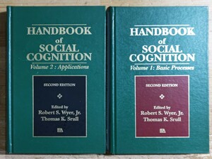 r0518-16.HANDBOOK of SOCIAL COGNITION 1~2/社会的認知のハンドブック/臨床心理学/精神医学/認知科学/哲学