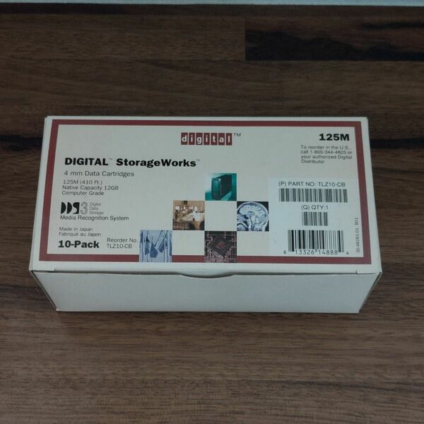 Digital StrageWorks 4mm DDSカートリッジ 125MB 10巻パック 未使用未開封品