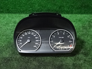 インボイス対応 BMW E87　120i 1シリーズ・UD20 2007年式・スピードメーター・走行距離64,041km