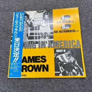 0539 見本盤非売品帯付　ジェームス・ブラウン James Brown / Living In America■Scotti Bros. Records/PR-89Curtis Mayfield 動作未確認