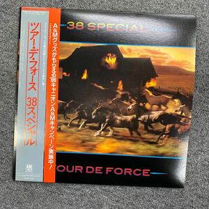 0543 見本盤　非売品　帯付 レコード 38スペシャル/ツアー・デ・フォース 38 Special Vinyl 現状品