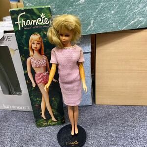 05243 ビンテージ バービー人形 フランシー FRANCIE 1965年 MATTEL マテル社 当時物 箱付き　現状品