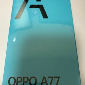 OPPO A77 CPH2385ブルー SIMフリー の未使用品です