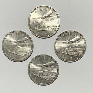 関西国際空港開港記念 500円白銅貨幣 ４枚　1994年／平成6年