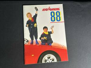 [ valuable goods ]1988 year MajoRette catalog Majorettte CATALOG that time thing / minicar / miniature car 