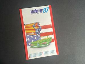 【 貴重品 】1987年 ビテス カタログ VITESSE CATALOG 当時物 / ミニカー / ミニチュアカー / ポルトガル