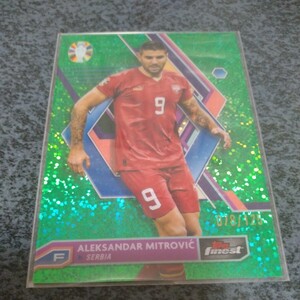 ミトロビッチ　☆125シリアル☆　TOPPS　サッカーカード　セルビア　　FINEST　 ROAD TO UEFA EURO　トレカ　ユーロ　SOCCER 　ヨーロッパ