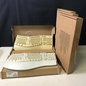 NA6403 Microsofut PCキーボード ５個まとめ マイクロソフト ナチュラル キーボード パソコン周辺機器 動作未確認 中古 検Kの画像1