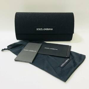 C315 Неиспользуемые предметы для хранения [Dolce &amp; Gabbana] Dolce &amp; Gabbana Sunglasses Case Black Actear Glasses Men's Ladies