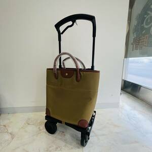 QA1936 have been cleaned . becomes Cart TacaoF brake attaching tote bag type beige maximum loading load amount 8kg width pushed . Tey kob Cart inspection K