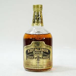 NA6479 未開栓 特級表示 エクスカリバーゴールド１２年 43度 750ml 正規品 洋酒 酒 古酒 検Y